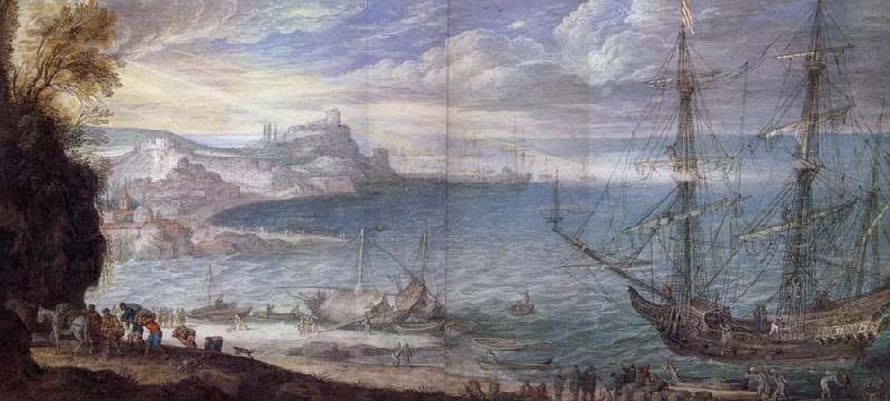 Baur,Johann Wilhelm Marine Norge oil painting art
